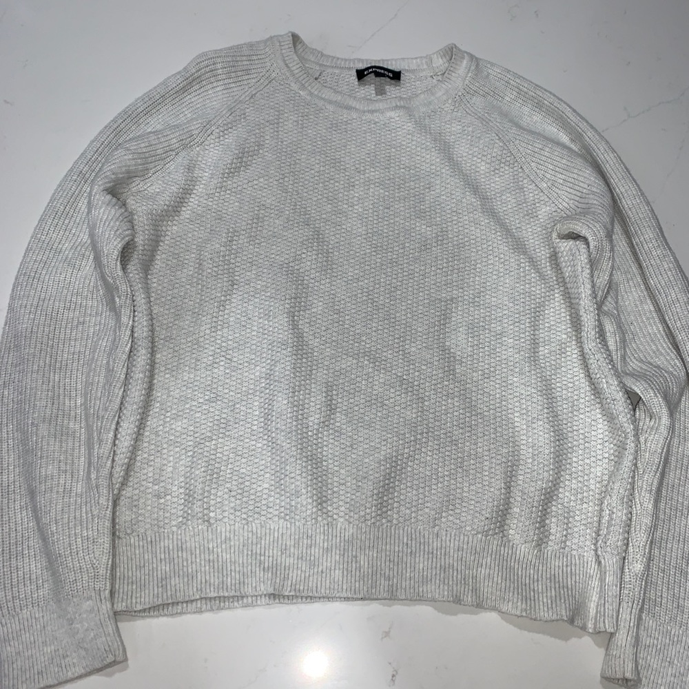 Express Mens Grey Sweater